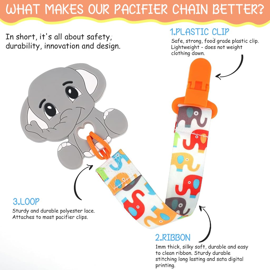 SNOWIE SOFT 5pcs Anti Lost Pacifier Chain Strap Pacifier Clip for Toddlers Cartoon Fabric Pacifier Clip Strap for Soother, Teether, Toy, Pacifier Anti Lost Baby Pacifier Attaching Strap SNOWIE SOFT 5pcs Anti Lost Pacifier Chain Strap Pacifier Clip for Toddlers Cartoon Fabric Pacifier Clip Strap for Soother, Teether, Toy, Pacifier Anti Lost Baby Pacifier Attaching Strap